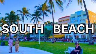 4K | MIAMI FLORIDA WALKING TOUR - South Beach & South of Fifth | USA