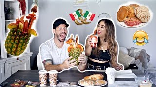 WHITE HUSBAND TRIES MEXICAN SNACKS PART 2 *HILARIOUS*