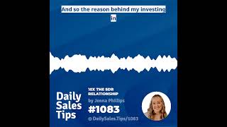 1083: 10X the SDR Relationship - Jenna Phillips