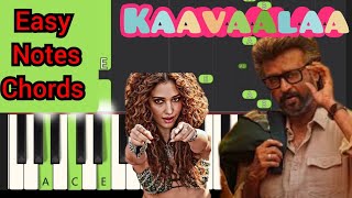 Kaavaalaa Keyboard Notes chords Jailer Song Kaavaalaa piano chords tutorial Kaavaalaa keyboard chord