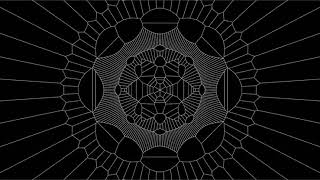 Pulsing Voronoi rings (dark)