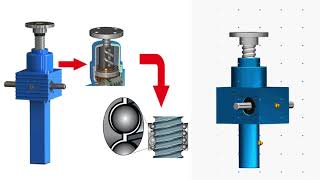 small cubic ball screw jack