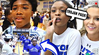 I WENT TO THE BIGGEST HIGH SCHOOL BASKETBALL GAME IN NORTH CAROLINA!