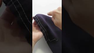 EMBEBIDO EN COPA DE MANGA. Tutorial completo en mi canal de You Tube #sewing #costura #shorts