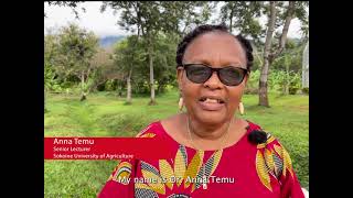 Senior Lecturer Anna Temu, Sokoine University of Agriculture