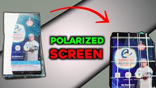 haryana government tab polarizer film replacement || galaxy A7 lite tablet polarizer kese  change kr