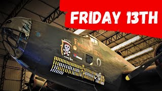 Yorkshire Air Museum York - Friday 13th Halifax Bomber, Spitfire & Hurricane. RAF Elvington Tour.