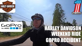 Harley GoPro Accident (It's broken)...