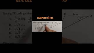 Matematika || aturan sinus #videoshort