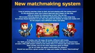 PG3D *Leaked* New Matchmaking Update