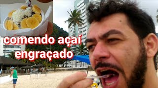 #CÉSAR DE OLIVEIRA
praia comendo açaí engraçado Praia da Enseada Guarujá Guarujá Praia Enseada