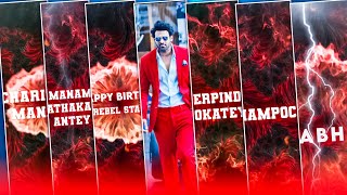 Happy Birthday Video Editing In Kinemaster Telugu.prabhas birthday special video editing