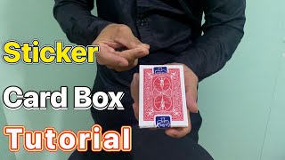 Sticker Moving Card Box TUTORIAL