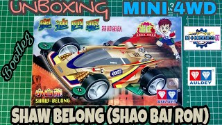 Unboxing Mini 4WD Shaw Belong (Shao Bai Ron) Auldey Bootleg [ミニ四駆]