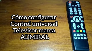 codigo para tv admiral