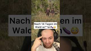 Nach 14 Tagen im Wald Palme wedeln #shorts #trymacs #lachflash