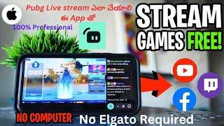 How To Stream Games From Mobile Directly Via Stream Labs For YouTube Best Live Stream App For Iphone