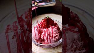 🍓 2 Ingredients Strawberry Ice Cream || Akullore me 2 Përbërës 🍨 #recipe #food 😍