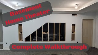 Basement Home Theater - Full Walkthrough Details and Progress Update