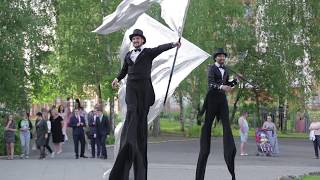 ART-SHOW DISAR: Ходулисты (Минск)/Артисты на праздник/Stilt walkers,Fire show,Led show, pixel show