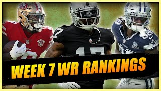 Wide Receiver Rankings for WEEK 7 of 2022 Fantasy Football