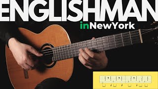 Englishman in New York ★ STING ★ Fingerstyle Arrangement + TAB