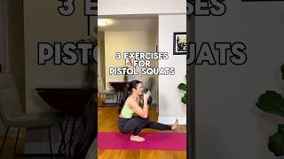 3 Exercises to get your first PISTOL SQUAT!