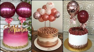 Latest and stylish Balloons decorated cake for 2021