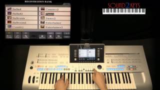 Brilliant Tambourines for Yamaha Tyros 4 sample registration memory