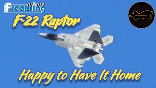 Freewing F-22 Raptor Returns #rcplane #rcpilot #freewing #aviation #edfjet