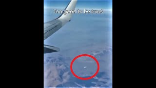 Is this a UFO buzzing an airliner? Or is it a fake? Video analysis