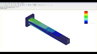 Pro E Mechanica Creo Simulate Wildfire Tutorial Video | Structural FE Analysis | Beginner | GRS |