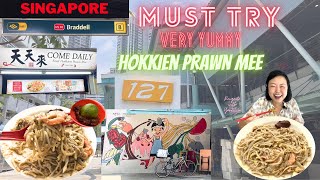 MUST TRY Come Daily Fried Hokkien Prawn Mee. 127 Lor 1 Toa Payoh West Market & Food Centre (Hawker)