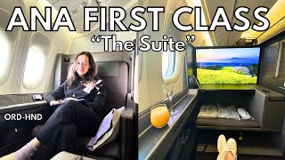 13 HOURS in ANA FIRST CLASS "The Suite" from Chicago to Tokyo, Japan! Flight Review + HOW to book!