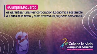 💪🏻 Cómo avanza la reincorporación productiva tras 7 años del #AcuerdoDePaz.