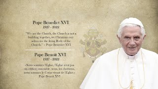 Messe à la mémoire du Pape émérite Benoît XVI / Mass in Memory of Pope emeritus Benedict XVI