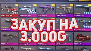 СОБРАЛ САМЫЙ ЛУЧШИЙ ИНВЕНТАРЬ НА 3000G | НОЖ СТАНДОФФ | ЗАКУП НА 3000 ГОЛДЫ | ЗАКУП