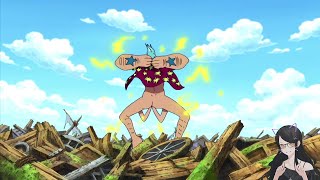 Robin grabs and crushes Franky's balls | One Piece Moment