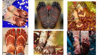 Latest unique feet simple Mehndi design | bridal back feet mehndi | #bridalfeetmehndi | henna design