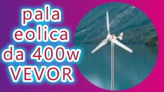 PALA EOLICA DA 400W per campeggio, roulotte, camper, ecc... #vevor