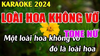 Loài Hoa Không Vỡ Karaoke Tone Nữ ( Abm ) Karaoke Tuyệt Phẩm - Beat Mới