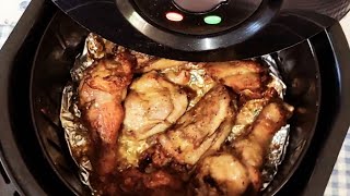 Como temperar frango (coxa e sobrecoxa) para fritar na air fry,fritadeira eletrica