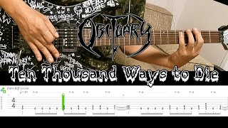 [TAB] Obituary - Ten Thousand Ways to Die (guitar cover) Jackson Performer PS-4