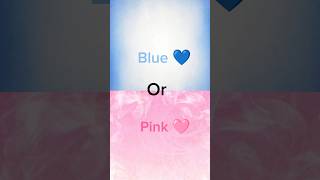 Blue or Pink 🩷🩵?Which one do you prefer? ||pick one kick one ||#journaling #aesthetic #foryou #pink