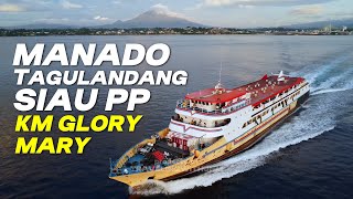 Video Drone Keberangkatan KM Glory Mary dari Manado menuju Tagulandang dan Siau