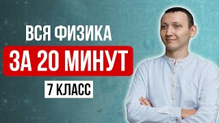 Вся Физика 7 Класс за 20 МИНУТ | Физика ОГЭ 2024