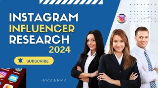 Instagram Influencer research | Digital Marketing Full Course2024 | Instagram Full Course Free