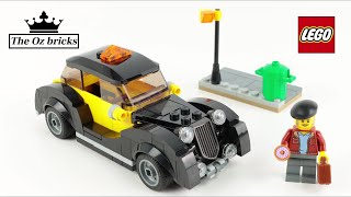 LEGO 40532 Vintage Taxi - speed build review