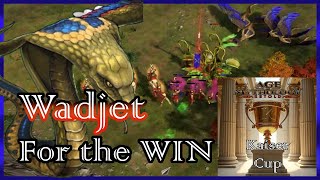 Beware the power of the WADJET! - Age of Mythology: Retold (tenfingertom vs Gaius Iulius Megas)