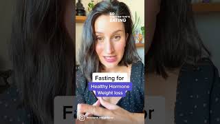 Fasting for Hormone Health! #shorts #fasting